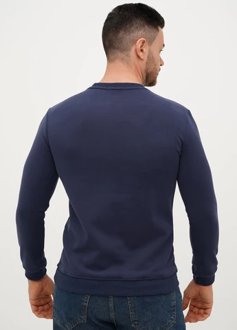 Синій світшот Trend Collection однотонний без декору (305300839)