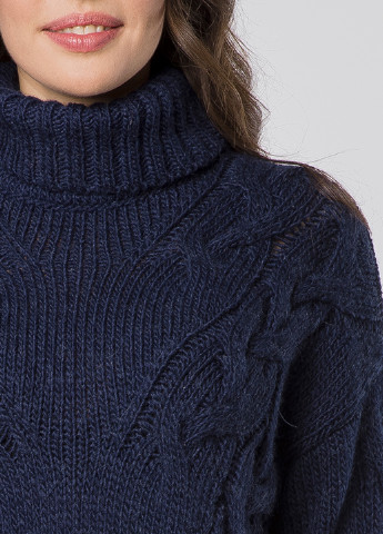 Темно-синий зимний свитер MR 520