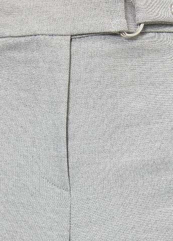 Светло-серые кэжуал демисезонные прямые брюки KOTON