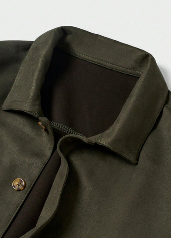 Оливкова (хакі) демісезонна куртка SHEIN