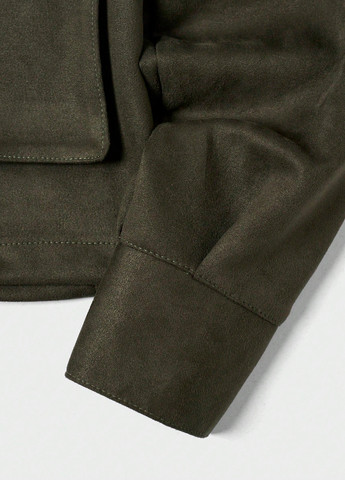 Оливкова (хакі) демісезонна куртка SHEIN