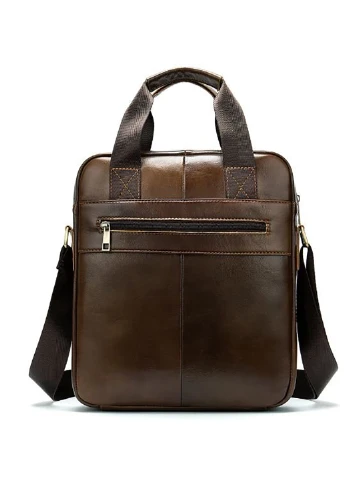 Мужская кожаная сумка 27х33х6,5 см Vintage (229458707)