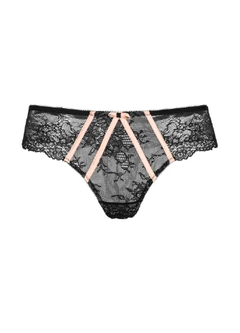 Трусы женские Gracija-Rim Loretta 38/S черный/абрикос 93520 Gracija Rim (256117169)