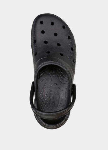 Черные сабо Skechers