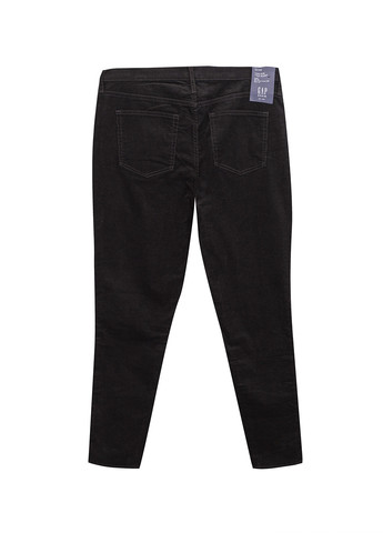 Черные демисезонные зауженные джинсы Gap