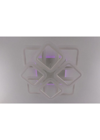 Люстра потолочная LED с пультом A2400/4+4S-RGB-wh Белый 11х50х50 см. Sunnysky (253630117)