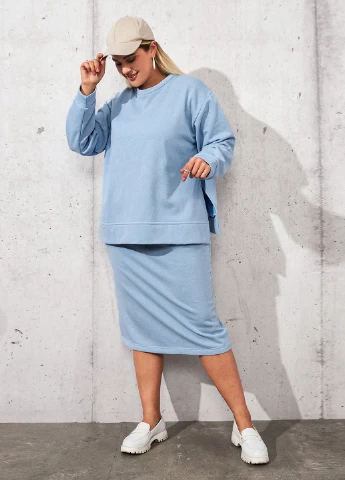 Костюм (свитшот, юбка) SHEIN (311512572)