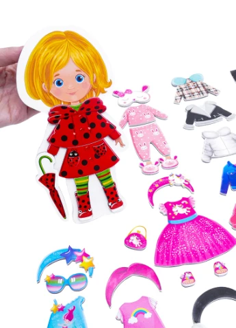 Магнитная одевашка "Trendy girl" VT3702-23 (укр) Vladi toys (255918001)