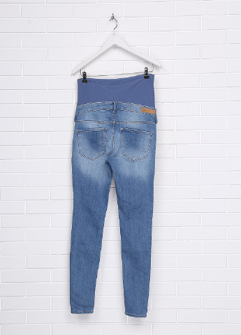 Джинси для вагітних H&M завужені блакитні джинсові