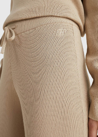 Бежевые кэжуал демисезонные прямые брюки Tommy Hilfiger