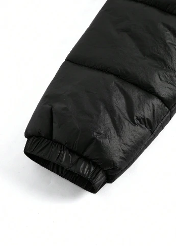 Черная зимняя куртка SHEIN