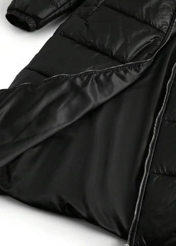 Черная зимняя куртка SHEIN