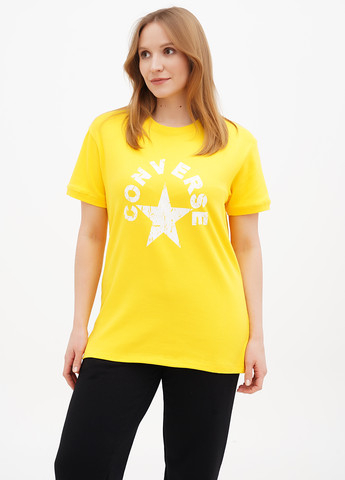 Жовта літня футболка No Brand