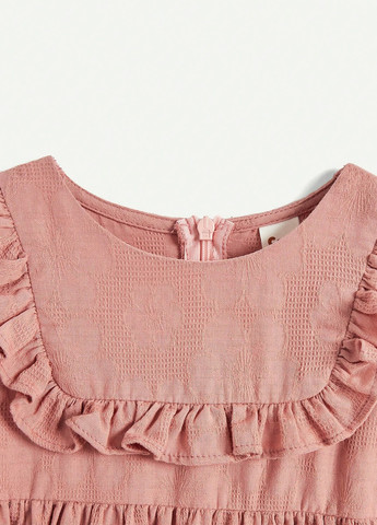 Рожево-коричнева сукня SHEIN (330486440)