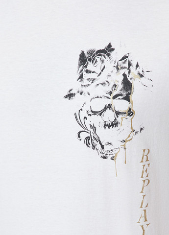 Белая футболка Replay