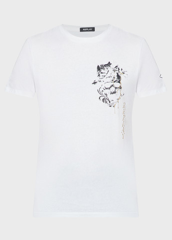 Белая футболка Replay