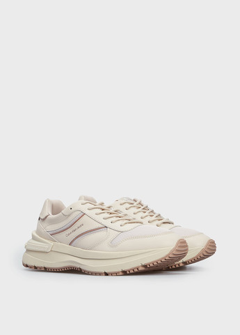 Бежевые всесезонные кроссовки Calvin Klein Jeans