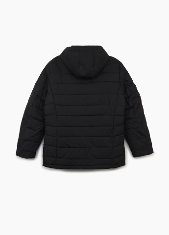 Черная зимняя куртка No Brand