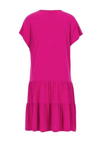 Фуксиновое (цвета Фуксия) кэжуал платье Herrlicher однотонное
