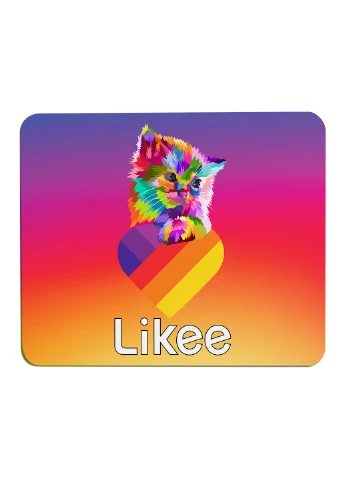 Килимок для мишки Лайк (Likee) (25108-1470) 22х18 см MobiPrint (222995263)