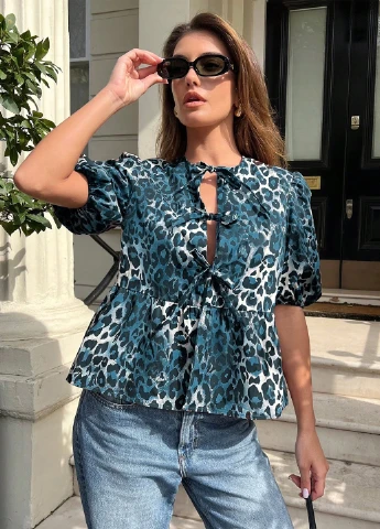 Комбінована блуза SHEIN