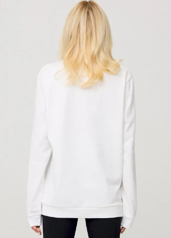 Белый світшот жіночий oversize /no flis/ YAPPI (254658730)