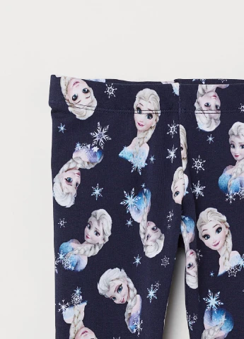 Темно-синие демисезонные леггинсы H&M