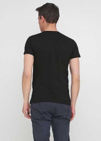 Черная футболка с коротким рукавом Dinersi