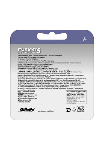 Картриджи для бритья Fusion ProGlide (4 шт.) Gillette (17071463)