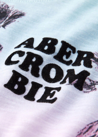Розовая летняя футболка с коротким рукавом Abercrombie & Fitch