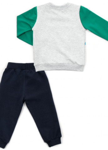 Голубой демисезонный костюм десткий "game" (14435-86b-gray) Breeze