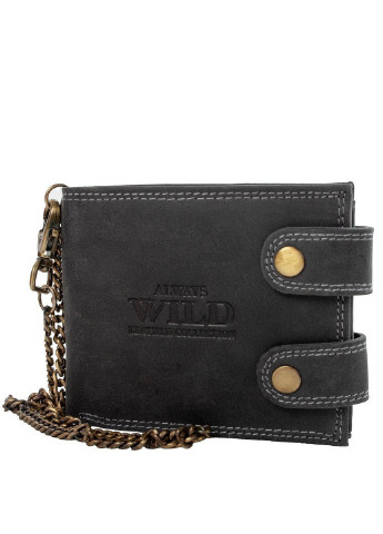 Чоловік Натуральна шкіряний гаманець 12х10х2 см Always Wild (210766596)