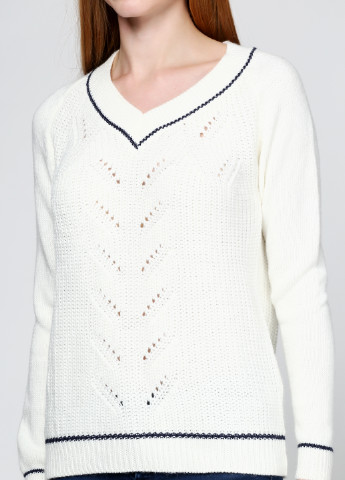 Белый демисезонный пуловер пуловер Vivacita