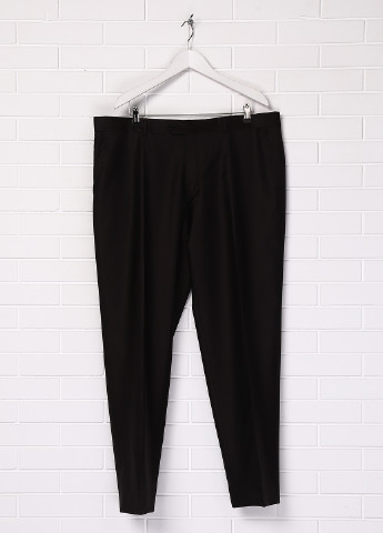 Черные классические демисезонные прямые брюки Bagozza