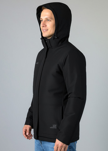 Чорна демісезонна куртка Sun's House