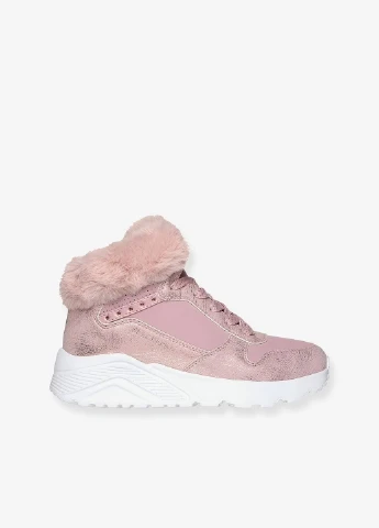 Розовые кэжуал осенние ботинки Skechers