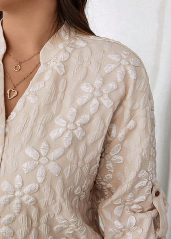 Кремовая блуза SHEIN