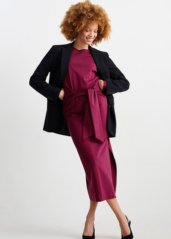 Фиолетовое кэжуал платье C&A однотонное