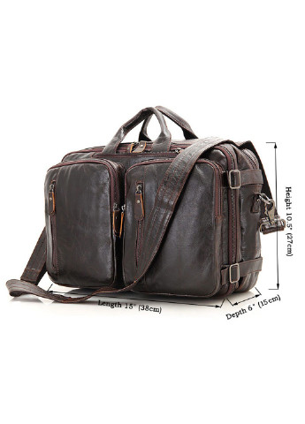 Чоловіча шкіряна сумка 38х27х15 см Vintage (252128113)