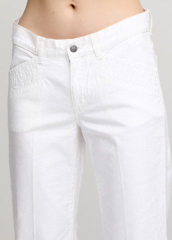 Белые кэжуал демисезонные классические брюки Gant