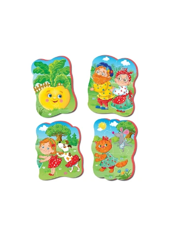 Бейбі пазли Казки Ріпка Vladi toys VT1106-63 (255335210)