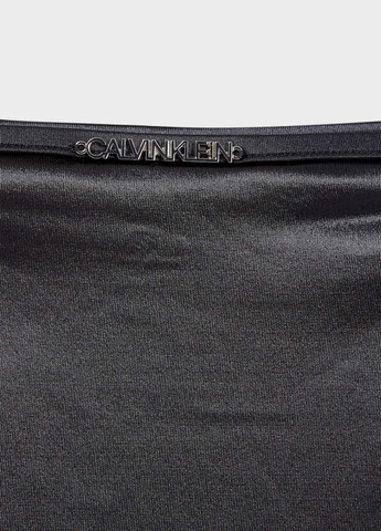 Черные купальные трусики однотонные Calvin Klein