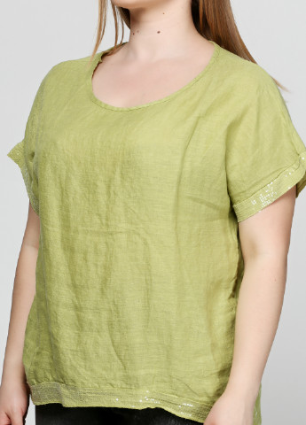 Зеленая летняя блуза G1 moda