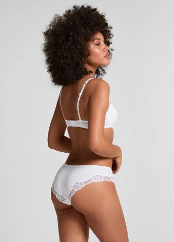 Білий балконет бюстгальтер Hunkemoller з кісточками поліестер