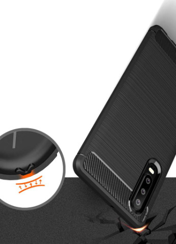 Чехол для мобильного телефона (смартфона) Laudtec для Huawei P30 Carbon Fiber (Black) (LT-P30B) BeCover (201493106)