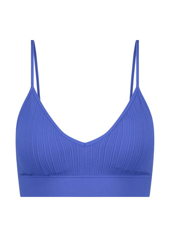 Синий топ бюстгальтер Hunkemoller без косточек полиамид