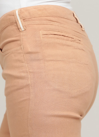 Пудровые кэжуал демисезонные клеш брюки Armani Jeans