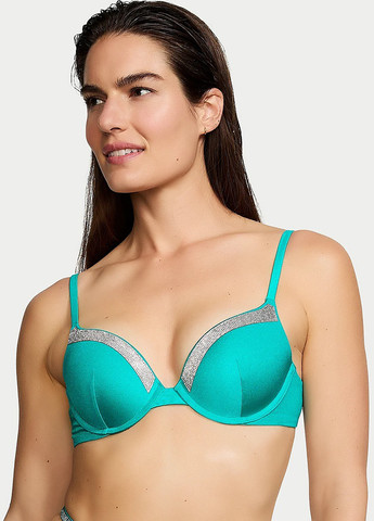 Бирюзовый летний купальник (лиф, трусики) раздельный Victoria's Secret