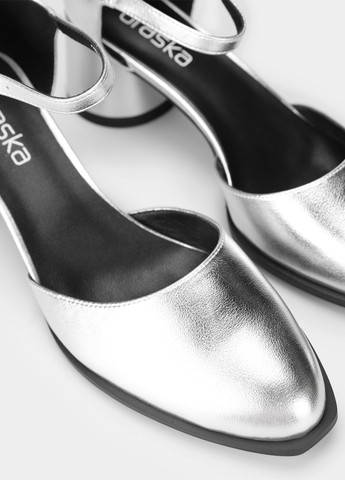 Braska Туфли мери джейн серебряный з натуральная кожа, — демисезон (363353714)