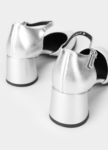 Braska Туфли мери джейн серебряный з натуральная кожа, — демисезон (363353714)